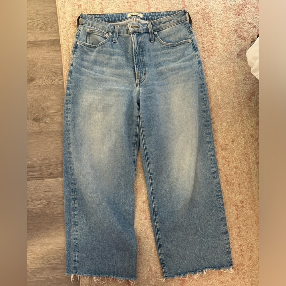 Curvy The Perfect Vintage Wide Leg Crop Jean Sz 30